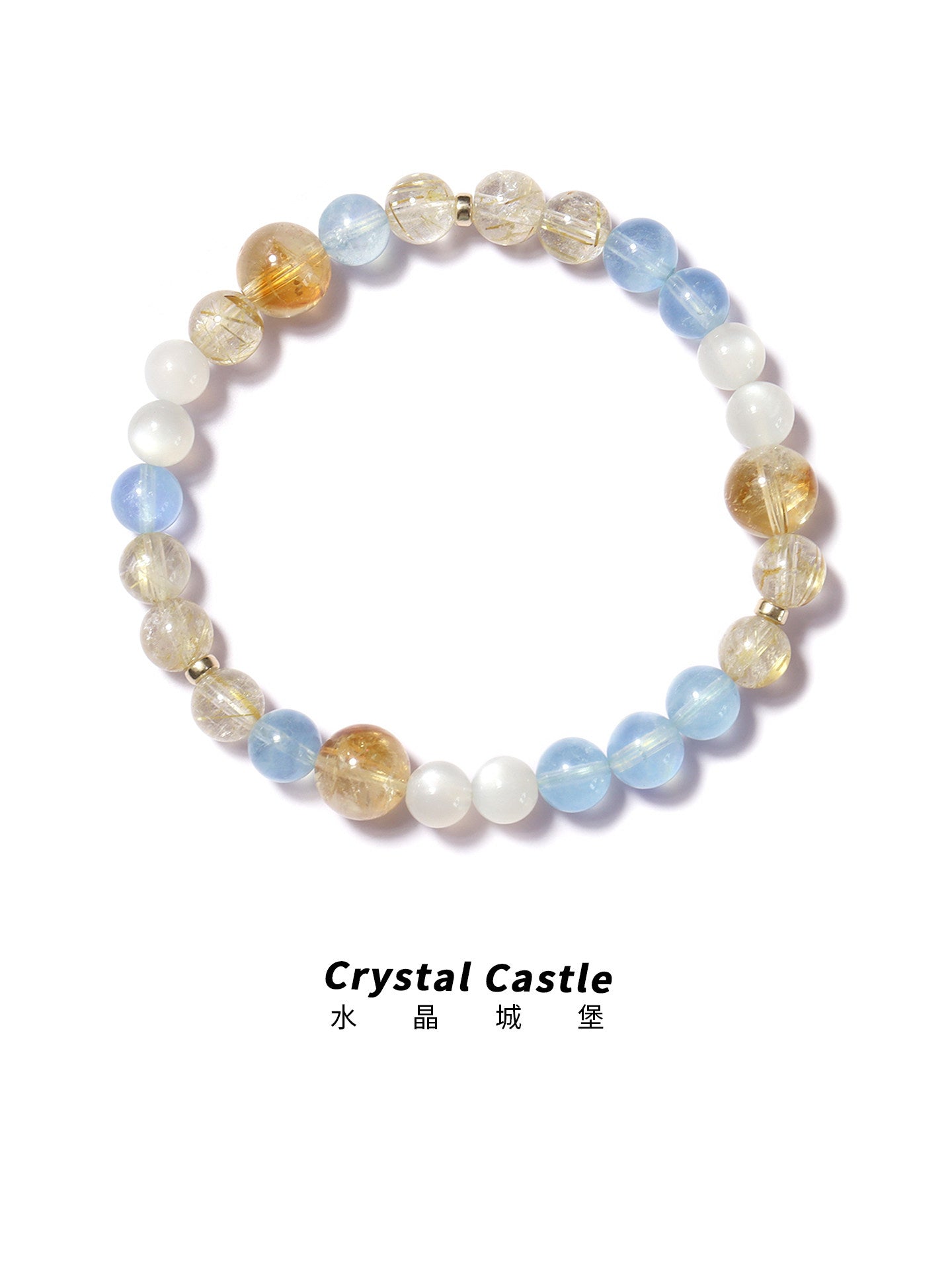 Hydrating Natural Crystal Bracelet for Women, Obsidian and Blue Tiger's Eye Bracelet for Men, Replenishing