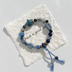 Starfish Design Ceramic Bead Bracelet