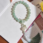 White Jade Bodhi Root Handheld Prayer Beads Bracelet