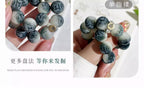 Landscape Carved Six-Word Mantra Bodhi Root Beaded Bracelet • Chinese Zodiac Prayer Beads