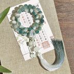 White Jade Bodhi Root Handheld Prayer Beads Bracelet
