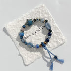 Starfish Design Ceramic Bead Bracelet