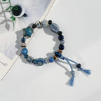 Starfish Design Ceramic Bead Bracelet
