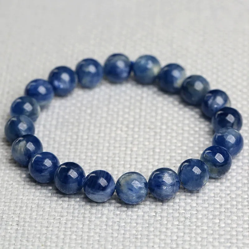 Natural Blue Mica Beaded Bracelet
