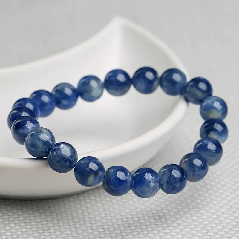 Natural Blue Mica Beaded Bracelet