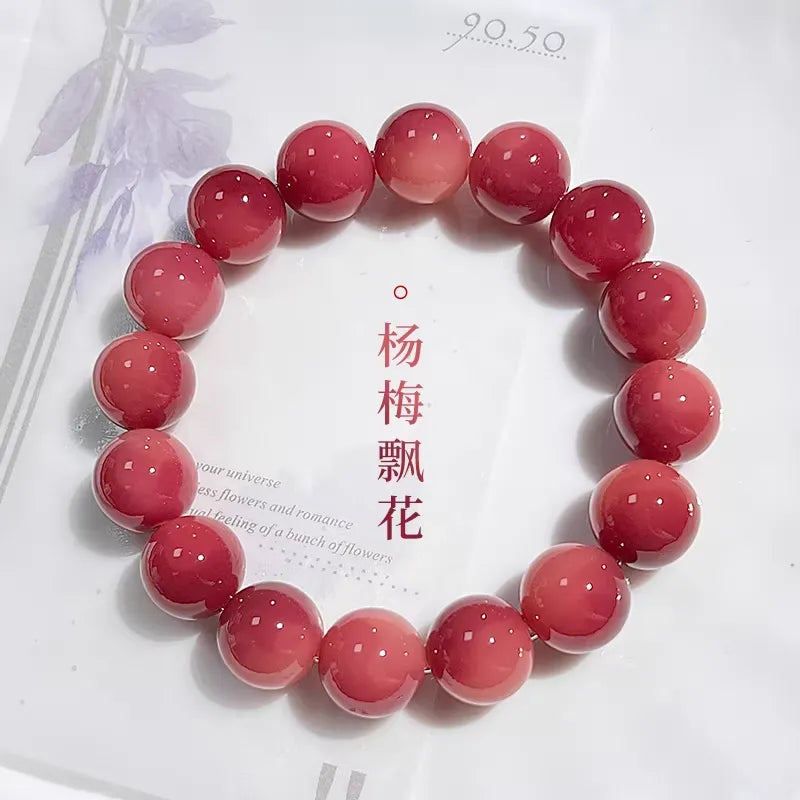 Bayberry Pattern Bodhi Root Beaded Bracelet